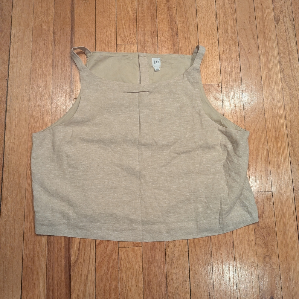 GAP Linen Blend Apron Top
